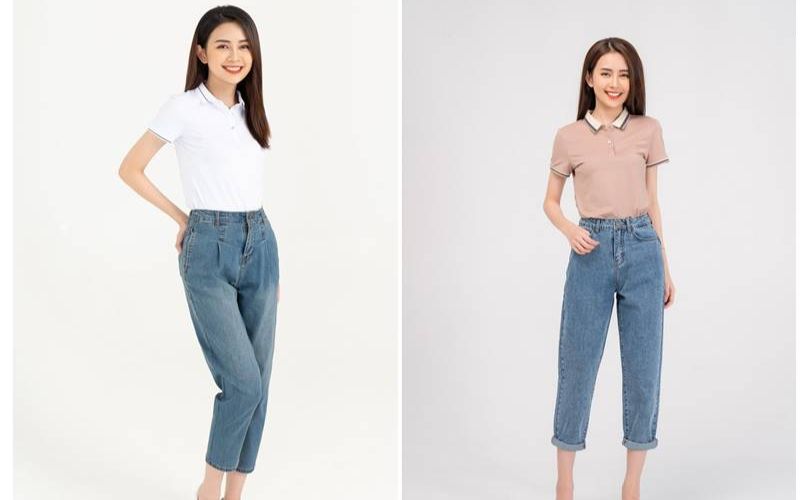 Áo Polo Và Quần Jean Baggy