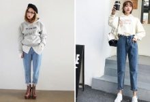 Phối Đồ Với Quần Baggy Jeans Nữ